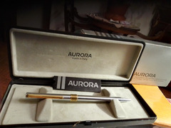Penna a sfera AURORA dorata, scatola originale