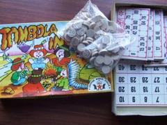 Tombola legno indios vecchia Coll.Privata