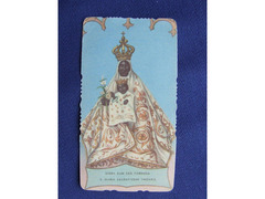 Santino 313 Madonna Nera Immaginetta Messina Maria Tindari Coll.Privata