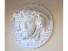 Medusa scultura greca di diametro 60 cm