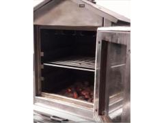Forno barbecue a carbone da interno per locale o food track