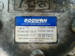 Compressore aria condizionata Kia Carnival 2.9 CRD