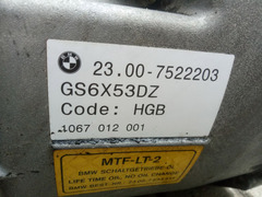 Cambio e ripartitore BMW X3 3.0D E83 GS6X53DZ