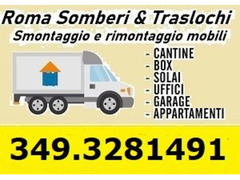 Piccoli e grandi Traslochi Roma Lazio Italia a prezzi inimitabili 7gg su7