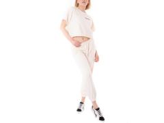TUTA FELPA E PANTALONE PANNA
