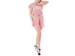 TUTA MAGLIA E PANTALONCINO ROSA