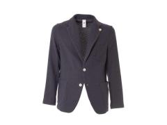 GIACCA IN MAGLIA BLU MORO