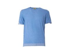 MAGLIA IN COTONE AZZURRO