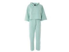 TUTA FELPA E PANTALONE VERDE