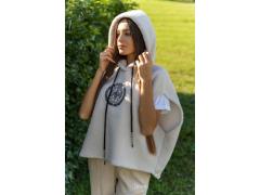 Smanicato teddy bianco