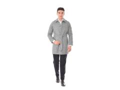 Cappotto monopetto a quadretti