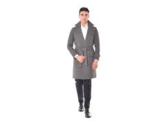Cappotto doppio petto grigio