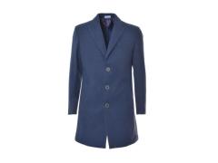 Cappotto monopetto blu