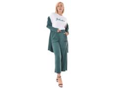 Giacca donna sciallata verde