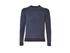 maglia girocollo blu