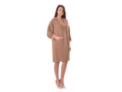 Cappotto maglia tortora