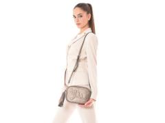 Borsa embossed bronzo