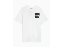 t-shirt bianca logo quadrato
