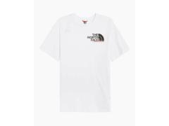 t-shirt bianca logo bicolore