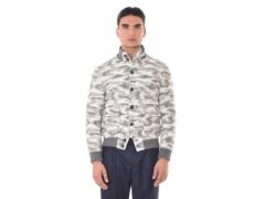 Bomber Cesare camouflage grigio chiaro