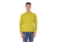 Maglia girocollo verde con triangolo