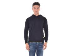 Maglia con cappuccio blu