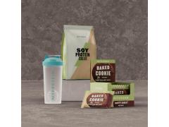 Confezione base Vegan Protein - Double Chocolate - Natural Strawberry