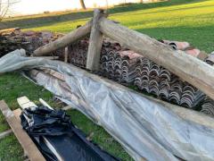 Capriata in pioppo antico – lunghezza circa 7.5m - ideale anche per taglio