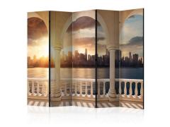 Paravento Con Balcone Su New York Arredalacasa 5 Ante