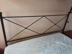 Letto matrimoniale con materasso e doghe