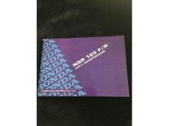 libretto uso manutenzione moto honda NSR125F NSR125R 1993 italiano