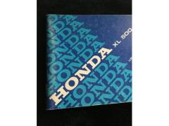 Libretto uso manutenzione moto Honda XL500R usato in italiano