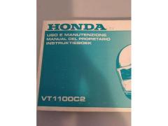 libretto uso manutenzione Moto Honda VT100C2,  anno 1994 originale