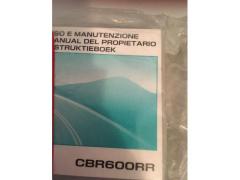 Libretto uso manutenzione Moto Honda CBR600RR anno 2004 originale nuovo