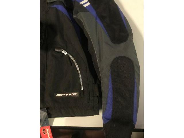 Spyke giacca moto nuova Mod Ghost Tg S Blu Nero - 5/10