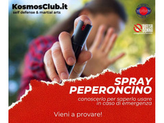 Spray peperoncino per difesa personale: corso pratico