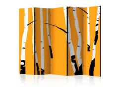 Paravento Con Bamboo Bianco Arredalacasa 5 Ante