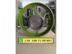 PULEGGIA IN FERRO 2 GOLE mm.400