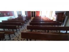 Panche da chiesa usate