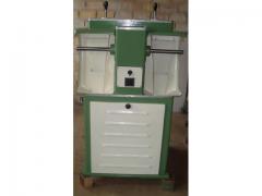 SMERIGLIATRICE 2 POSTI 2 VELOCITA' CON ASPIRATORE