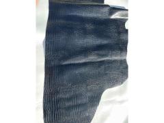 Scampolo pelle stampata Cocco Nero  – X5