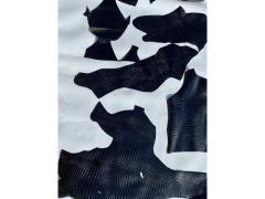 Scampoli pelle stampata Cocco nero  – X6