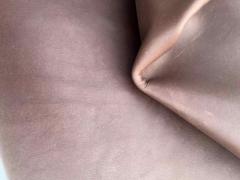 Scampoli pelle vegetale testa di moro anilina