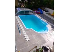 piscina in vetroresina 7,0x3,2x1,5 scale Romane direttamente dal produttore