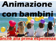 ambosessi disponibile per animazione con bambini in strutture turistiche