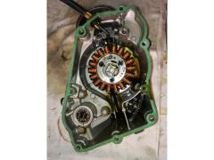 CARTER COPERCHIO STATORE E POMPA ACQUA APRILIA SCARABEO IE LIGHT 125