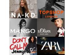 INGROSSO ABBIGLIAMENTO STOCK NUOVO ZARA S.OLIVER MANGO NA-KD H&M BERSHKA