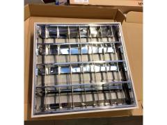 Nr.50 Plafoniera Grigia IDEALLUX Ufficio 4x18W