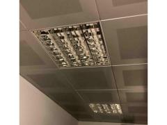 Nr.50 Plafoniera Grigia IDEALLUX Ufficio 4x18W