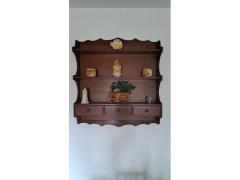 Piattaia da parete in legno massello